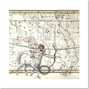 Sagittarius Constellation, Celestial Atlas - Alexander Jamieson Posters and Art